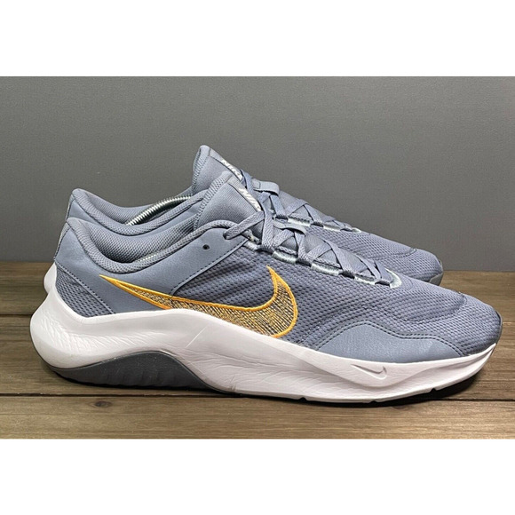 Nike Legend Essential 3 Men's Size 12 Gray Ashen Slate White DM1120-404 - Picture 1 of 14